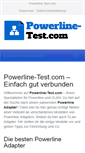 Mobile Screenshot of powerline-test.com